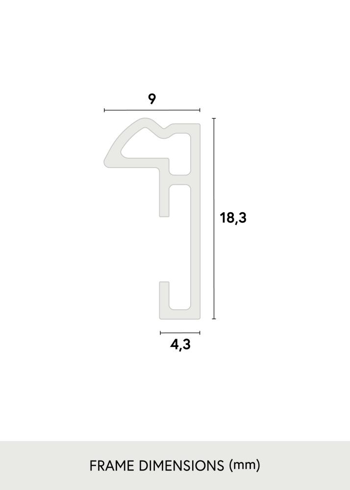 Walther Fotolijst Hipster Goud-Zilver 42x59,4 cm (A2)