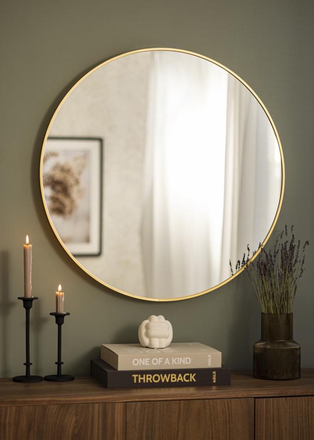 KAILA KAILA Round Mirror - Edge Gold 80 cm Ø