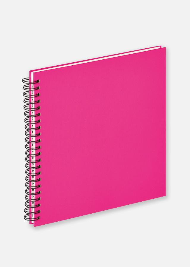  Fun Spiraalalbum Roze - 30x30 cm (50 Witte zijden / 25 bladen)