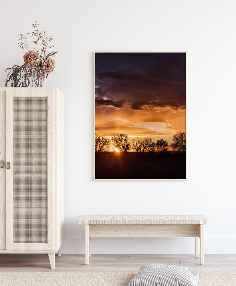 Bildverkstad Orange Sky Poster