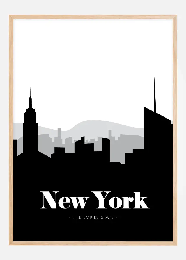 Bildverkstad New York Skyline Poster