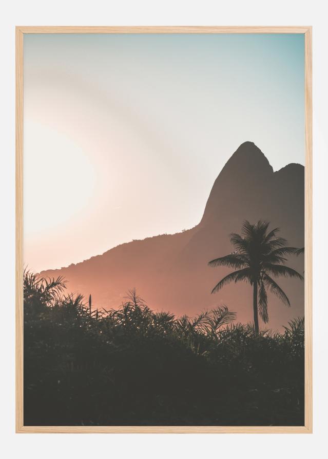 Bildverkstad Mountain Sunset Poster