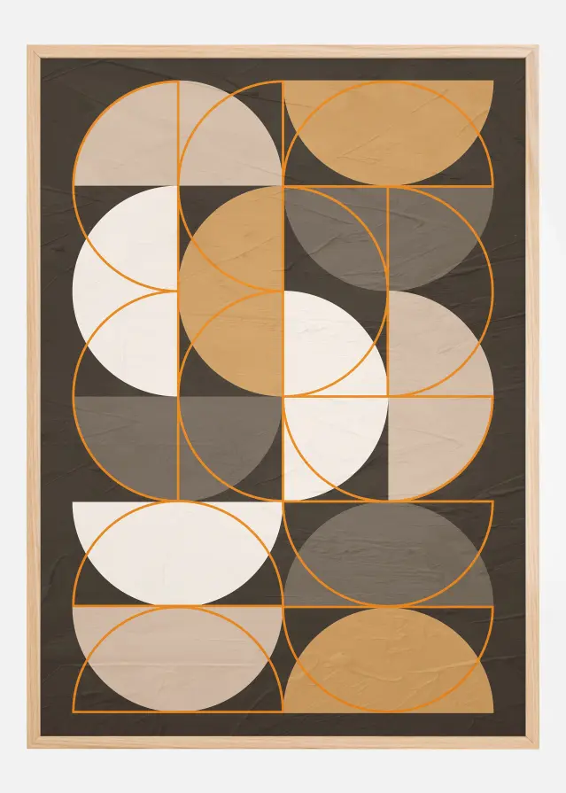 Bildverkstad Half Circles Art Poster