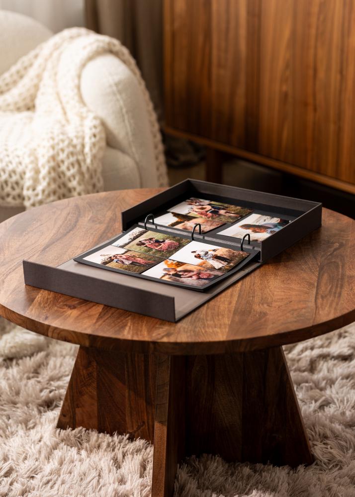 BGA KAILA JOURNEY Black - Coffee Table Photo Album (60 Zwarte zijden)