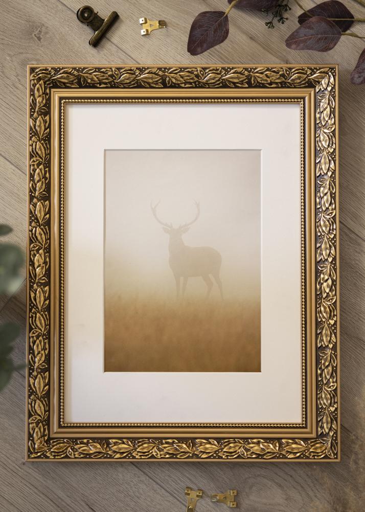 Ramverkstad 60x90 Ombud Fotolijst Jung Goud - Formaat naar keuze