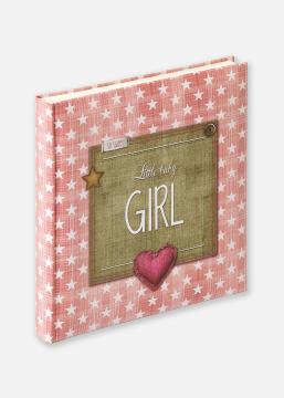 Walther Little Babyalbum Girl Roze - 28x30,5 cm (50 Witte zijden / 25 bladen)