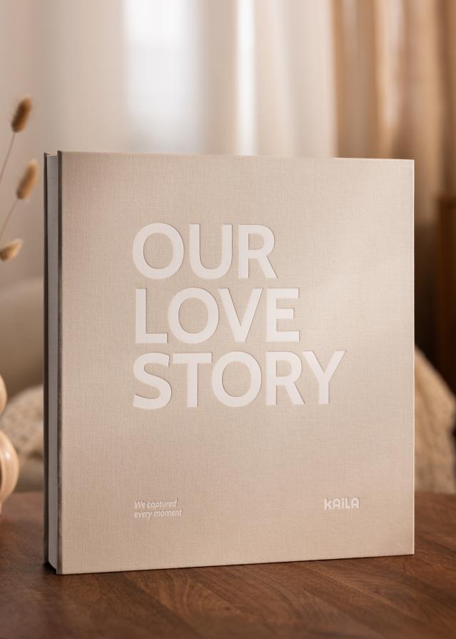 ID Factory KAILA Fotoalbum OUR LOVE STORY Crème - 600 foto's in 10x15 cm