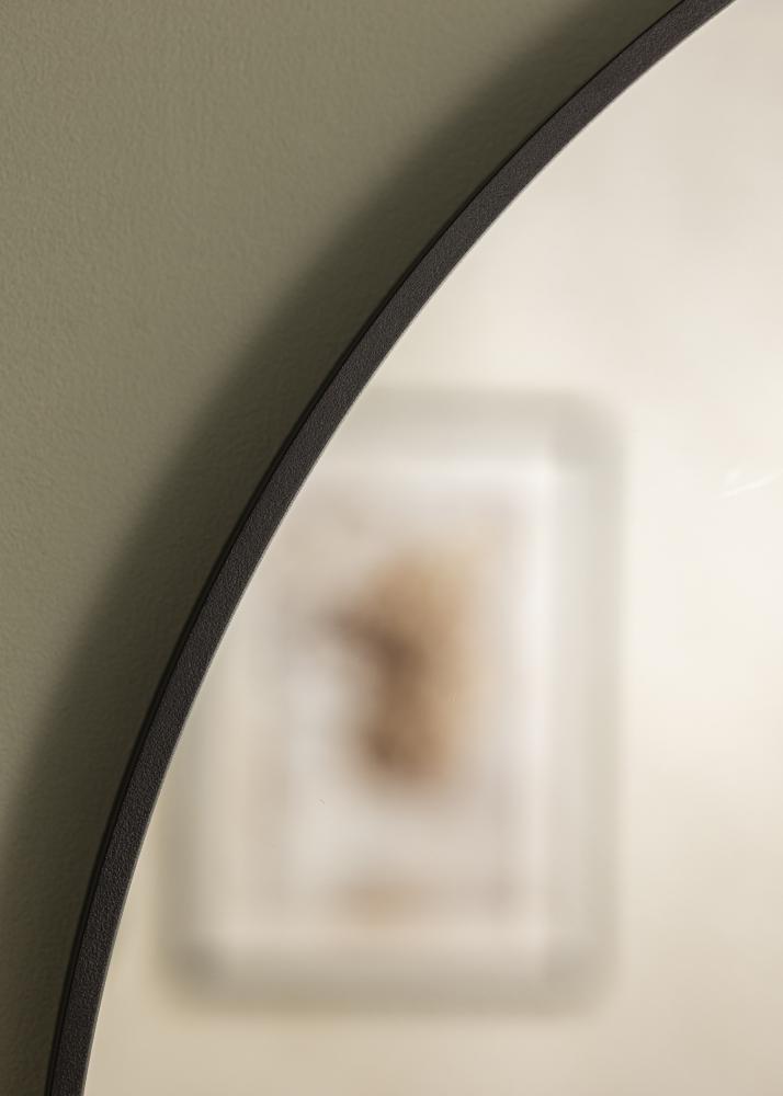 KAILA KAILA Round Mirror - Edge Black 80 cm Ø