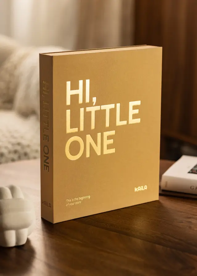 KAILA KAILA HI LITTLE ONE Manilla - Coffee Table Photo Album (60 Zwarte zijden)