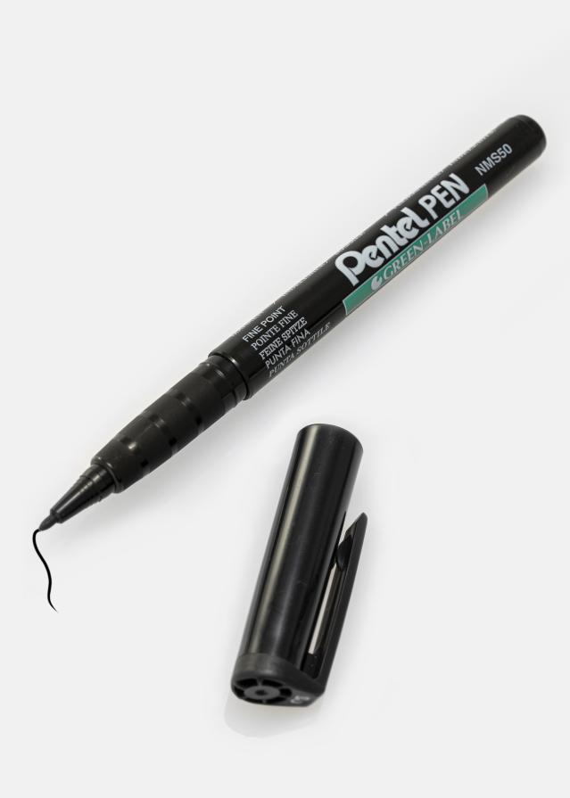 Estancia Pentel NMS50-A - Zwart Albumpen - 1 mm