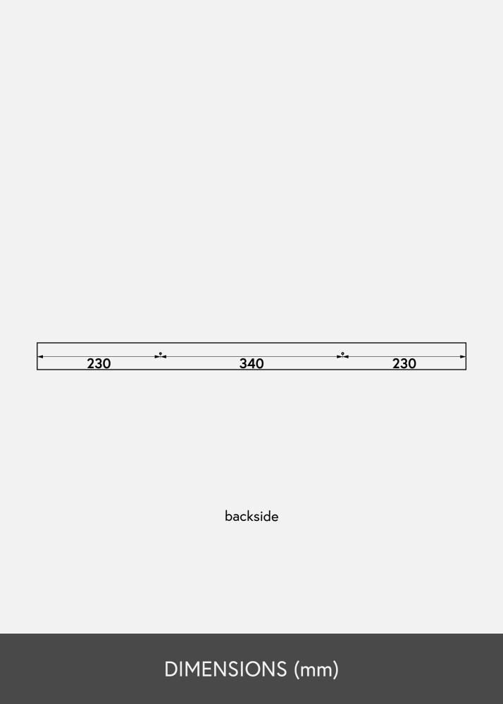 Artlink Fotoplank Zwart 80 cm