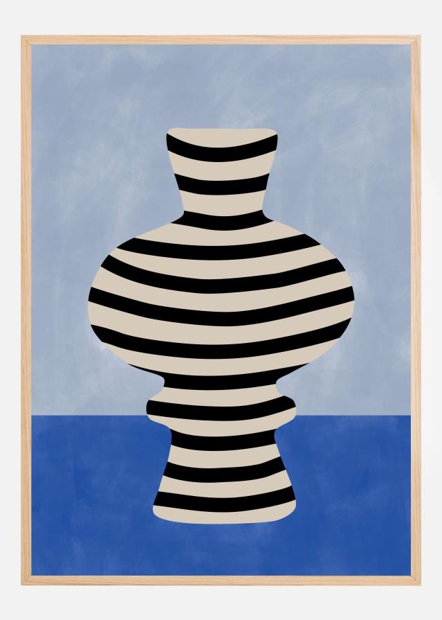 Bildverkstad Striped Vase II Poster